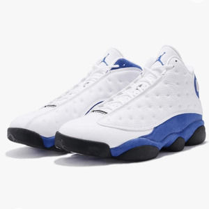 Nike Air Jordan 13 Retro ‘Hyper Royal’ white shoes‎
